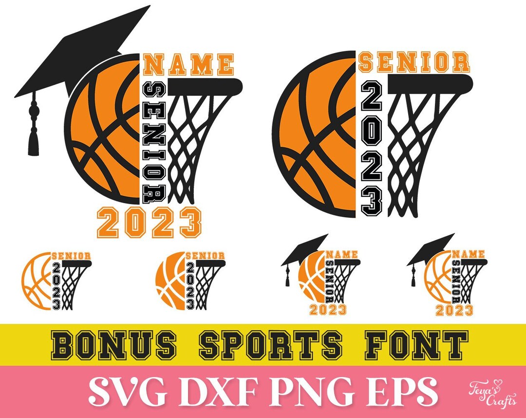 Senior 2023 Basketball SVG, Basketball Mom Shirt SVG PNG, Basketball ...