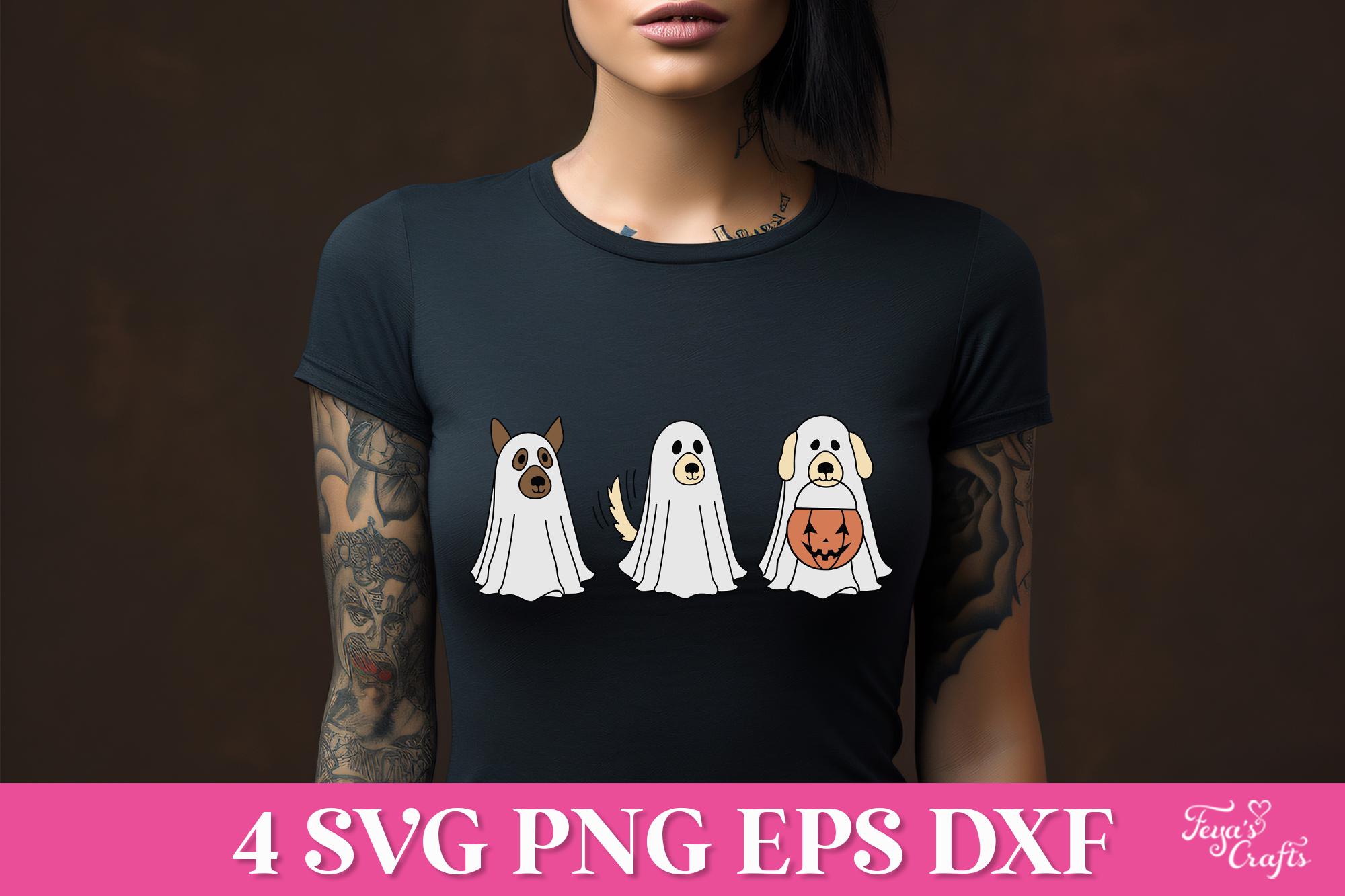 Halloween Ghost Dog SVG, Cute Ghost Dog SVG, Spooky Season SVG ...