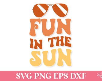太陽の下での楽しみ SVG 引用、ビーチの雰囲気 SVG、夏のシャツ SVG、レトロな夏の PNG、休暇 SVG、素敵な夏の SVG 引用