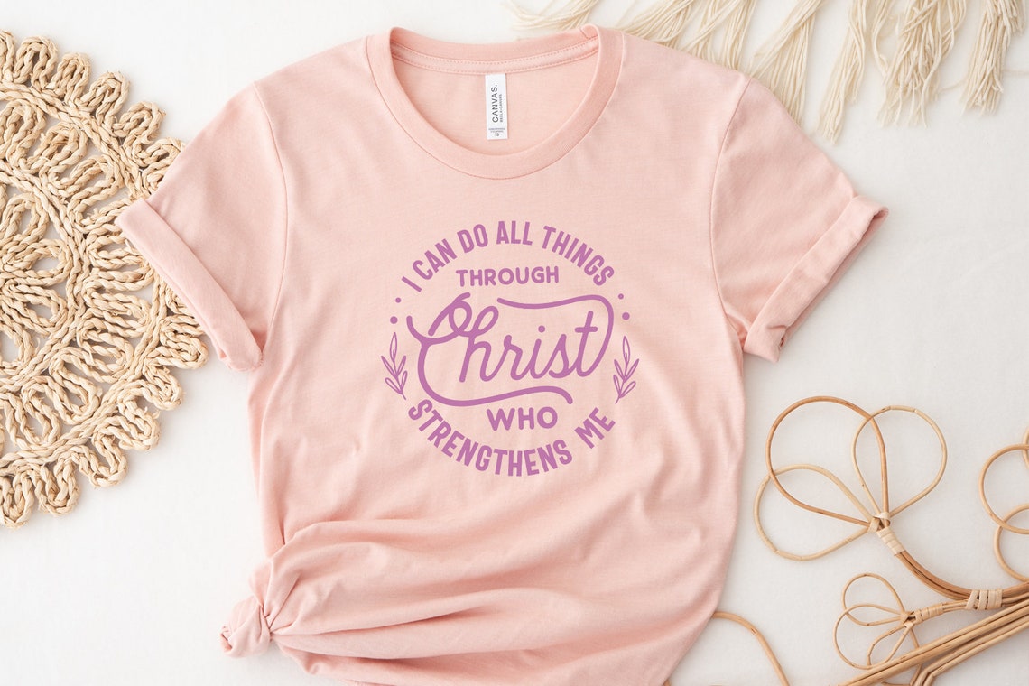 I Can Do All Things Through Christ SVG Cut File Jesus Cricut | Etsy
