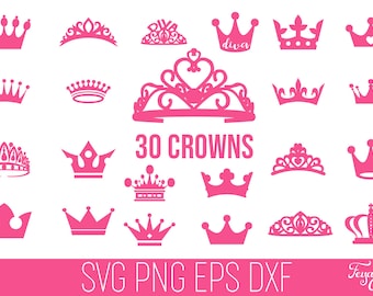 Crown SVG, Crowns Cricut, Tiara SVG Cut File, Crown Royal Svg, King Crown SVG, Queen Crown Svg, Princess Svg, Queen Cricut, Crown Svg File