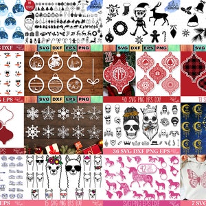 Alle SVG-bundels voor de winkel, Mega SVG-snijbestandenbundel, Kerstcitaten SVG, Grappige Moeder SVG, Monogram SVG, Bijbelcitaten SVG, Voetbal SVG-pakket afbeelding 6