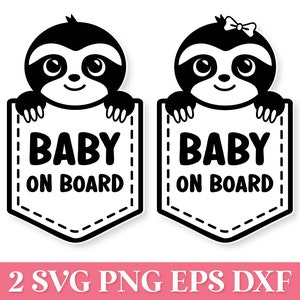 Cytat Baby on Board SVG, Naklejka na samochód Baby on Board SVG, Naklejka Baby on Board SVG, Ciężarna mama SVG, Słodka naklejka na samochód Baby Png, Plik New Mom SVG