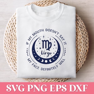 Maagd grappig sterrenbeeld SVG, dierenriem Tumbler Design SVG, Maagd astrologie teken SVG, dierenriem bundel Svg Png, sterrenbeeld Svg, horoscoop Svg