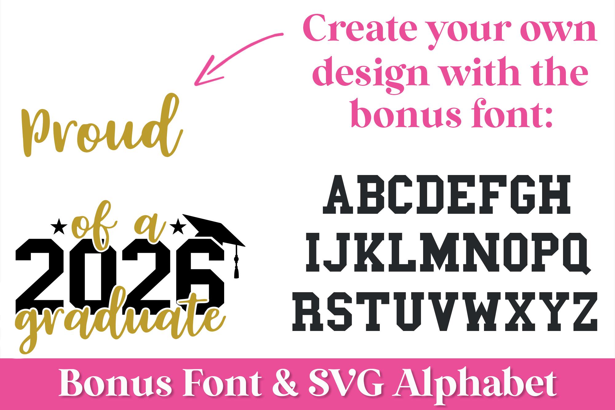 Proud 2026 Graduate Family SVG Bundle (digital Download) - Etsy