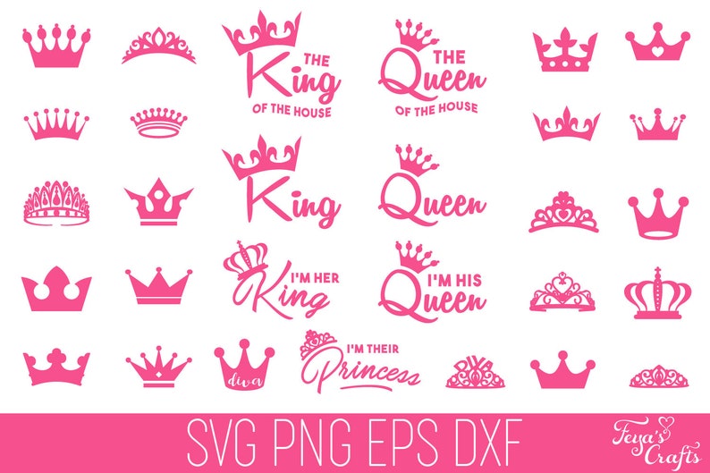 Crown SVG Crowns Cricut Tiara SVG Cut File Crown Royal Svg ...