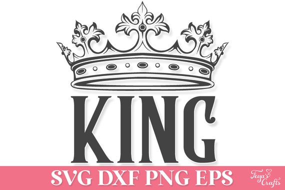 King Crown SVG Cricut, Man King SVG, King Svg Cut File, Crown Svg