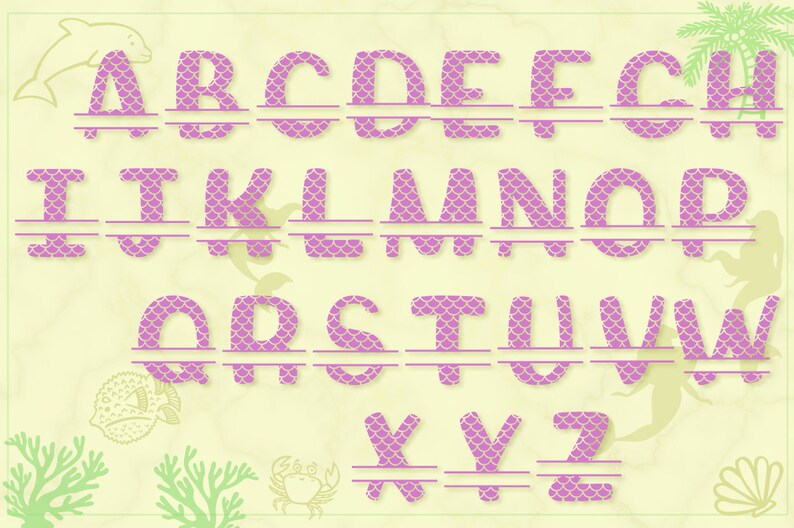 Free Free 340 Mermaid Letters Svg Free SVG PNG EPS DXF File