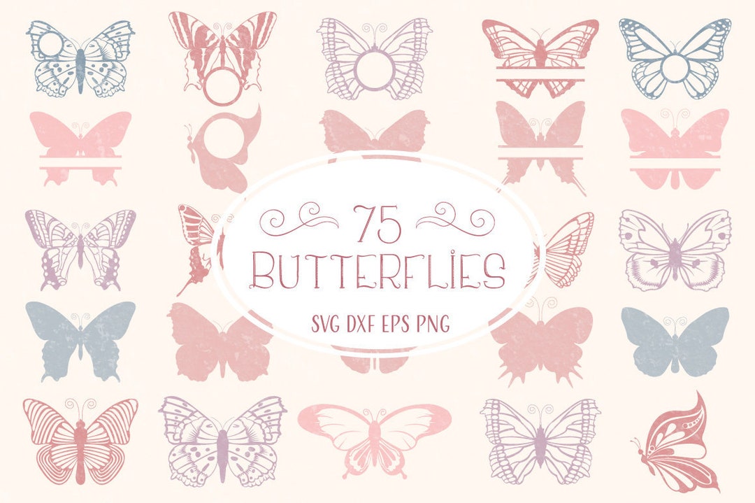 Butterfly SVG, Butterfly Monogram SVG, Butterfly Mandala, Butterfly