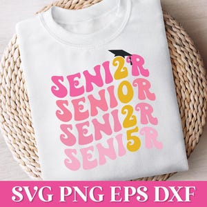 Senior 2025 SVG, Retro Senior SVG, Senior 2025 PNG, Class of 2025 Svg, 2025 Senior Svg, Graduation Svg, 2025 Senior Retro Svg, Retro 2025