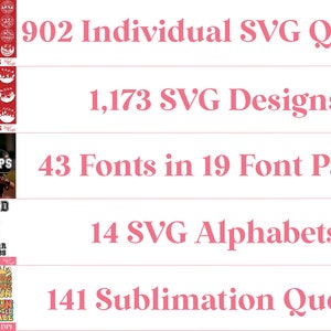 Alle SVG-bundels voor de winkel, Mega SVG-snijbestandenbundel, Kerstcitaten SVG, Grappige Moeder SVG, Monogram SVG, Bijbelcitaten SVG, Voetbal SVG-pakket afbeelding 2