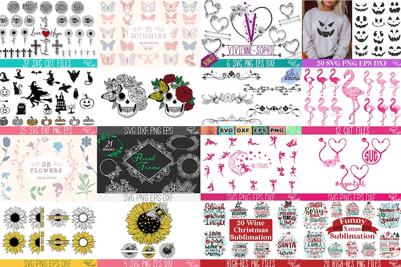 Alle SVG-bundels voor de winkel, Mega SVG-snijbestandenbundel, Kerstcitaten SVG, Grappige Moeder SVG, Monogram SVG, Bijbelcitaten SVG, Voetbal SVG-pakket afbeelding 8
