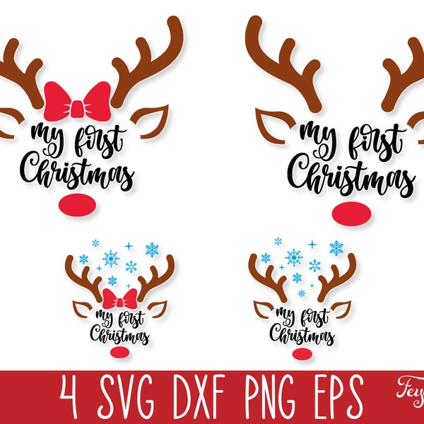 Babys First Christmas Svg - Etsy