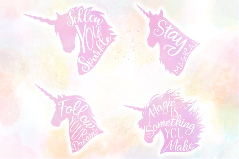 Download Unicorn SVG Bundle The Complete Craft Collection. Download ...