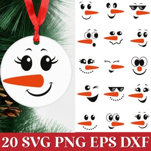 Sneeuwpop gezicht SVG, sneeuwpop ornament SVG Png, kerstsneeuwpop Svg, meisje sneeuwpop Svg, Kerstmis in juli Svg-bestanden, wintersneeuwpop Shirt Svg