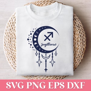 Boogschutter sterrenbeeld SVG, dierenriem Tumbler Design SVG, Boogschutter astrologie teken SVG, dierenriem bundel Svg, sterrenbeeld Svg, horoscoop Svg
