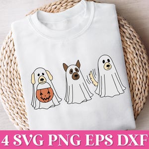 Halloween Geist Hund SVG, süßer Geist Hund SVG, gruselige Saison SVG, Halloween Hund zwar, Halloween Hund Shirt zwar, Hund Geist Hund zwar, Halloween Haustier zwar