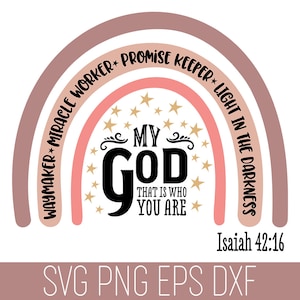 Waymaker Wundertäter SVG, Waymaker SVG Schnittdatei, Way Maker Cricut, Glaube SVG, Wundertäter Schnittdatei Cricut, Bibel Vers SVG,