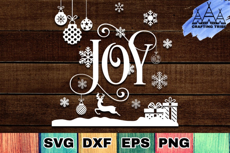 Download Joy Christmas SVG Cut File Joy Christmas SVG Cricut | Etsy