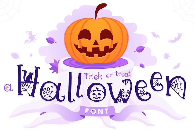 Halloween Font Halloween Font Cricut Halloween Font SVG Etsy