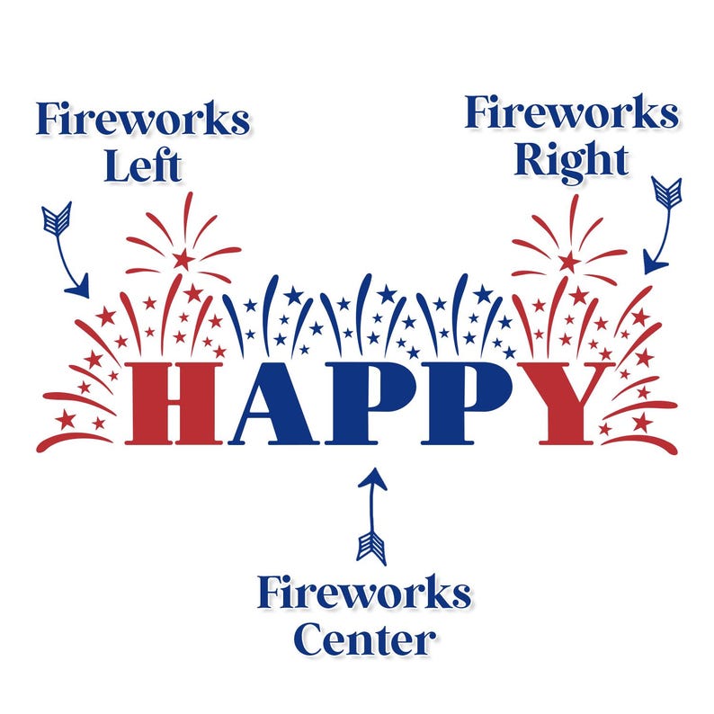 Fireworks Font OTF & TTF, Independence Day Font for Cricut and ...