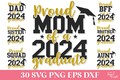 Proud Mom of 2024 Graduate SVG, Proud Family of 2024 Graduate SVG, 2024 Graduation SVG Png, 2024 Graduation Shirt Svg, Senior Class 2024 Svg product logo