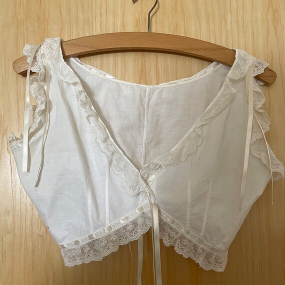 Antique cotton bra circa 1800s Victorian Lingerie Gem