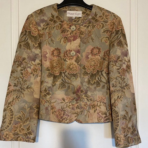 EMBELLISHED JACKET TAPESTRY OF TIME