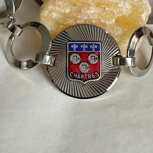 Vintage Tourist Bracelet CHARTRES link chain