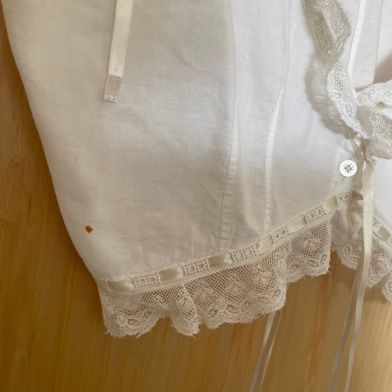Antique cotton bra circa 1800s Victorian Lingerie Gem