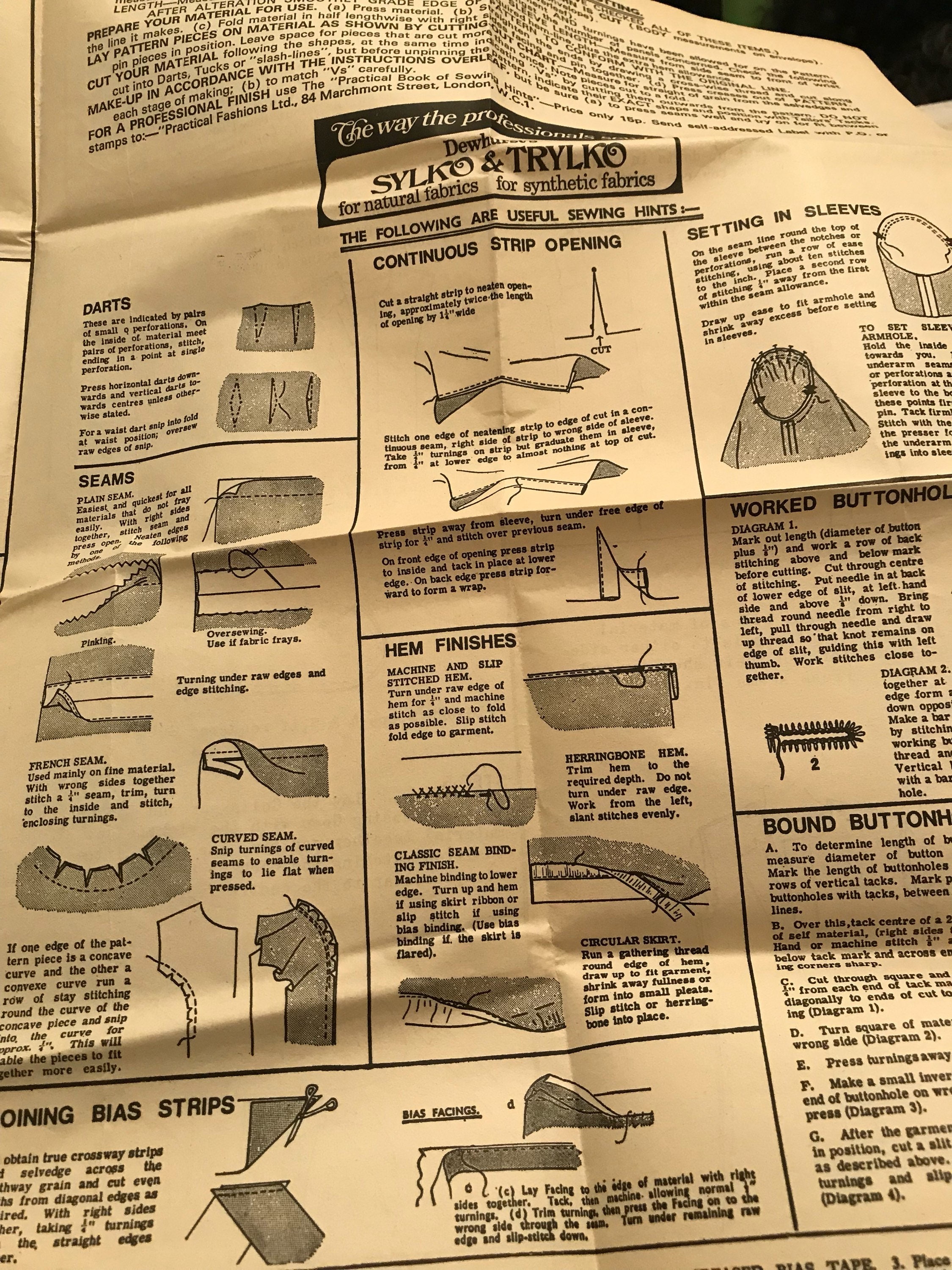 Unused Vintage Sewing Pattern for Childs Dressing Gown Etsy