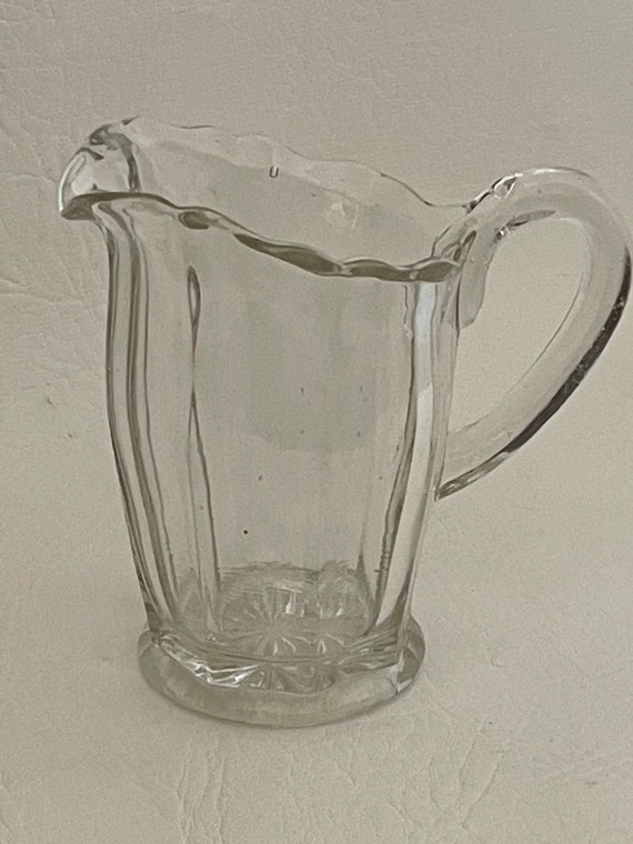  8 Pcs Glass Creamer Pitcher Transparent Milk Pourer