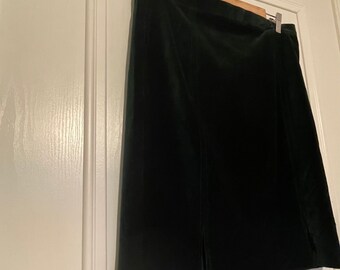 green velvet pencil skirt uk