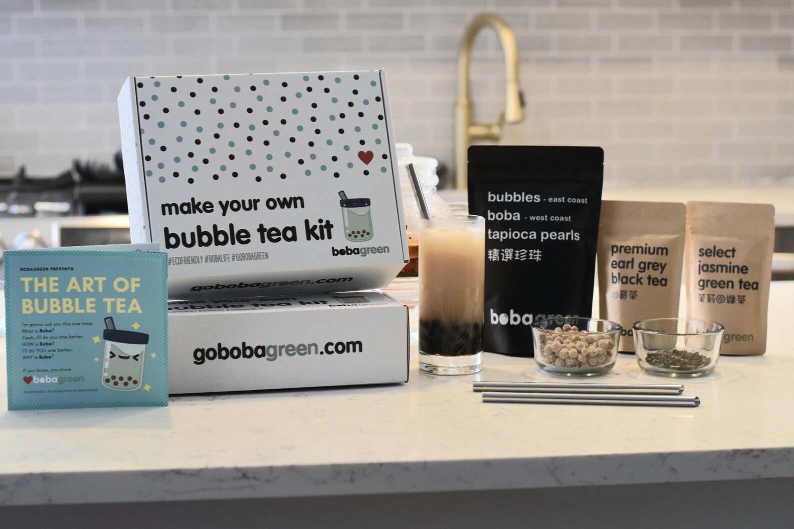 DIY Classic Bubble Milk Tea Kit Etsy