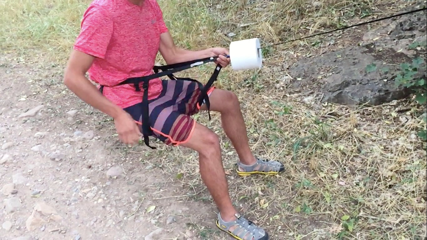 Lightweight backpacking toilet by TreeHugger Toilet For Etsy