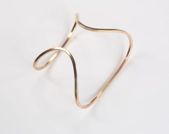 Irispalme Armspange, extravagant, einzigartig, Hand Schmuck.