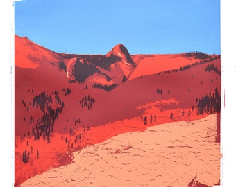 Olmsted Point, Yosemite – Limited edition screenprint