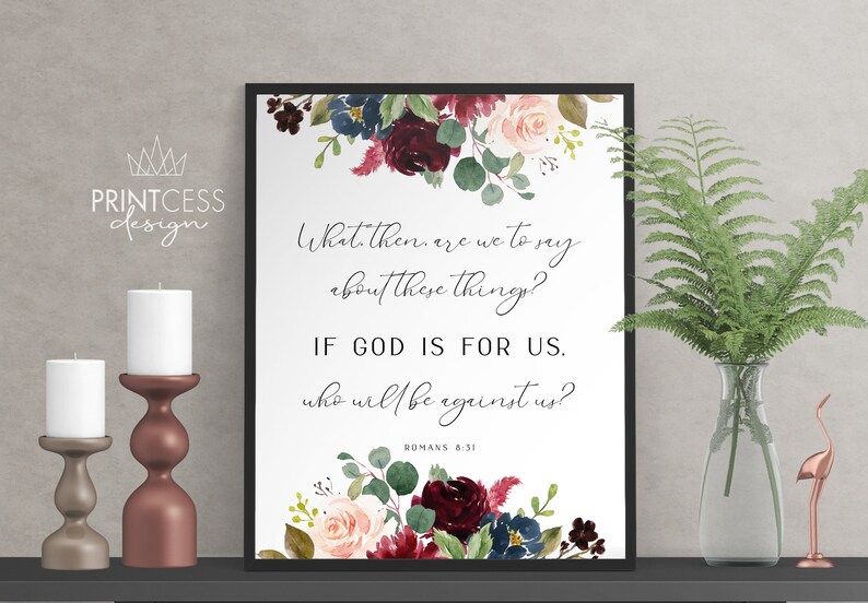 Scripture Quote Print 8x10 Digital Download Printable Wall - Etsy