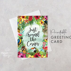 Printable Greeting Card 5x7 Folded Size - Etsy