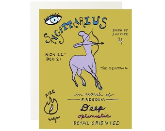 Joyeux Anniversaire Taurus Carte De Voeux Zodiac Signe Etsy