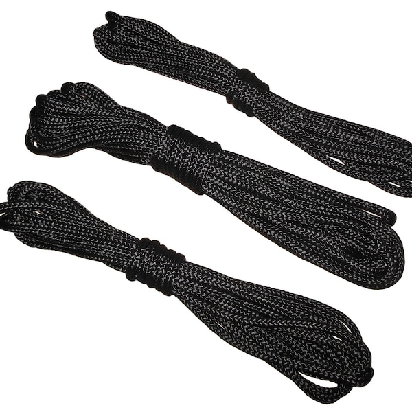 Soft Premium Bondage Rope Rope Cord Bondage Rope Rope Bondage Set PROFI SET 2x6 + 1 x 12 m PP Ø 8 mm