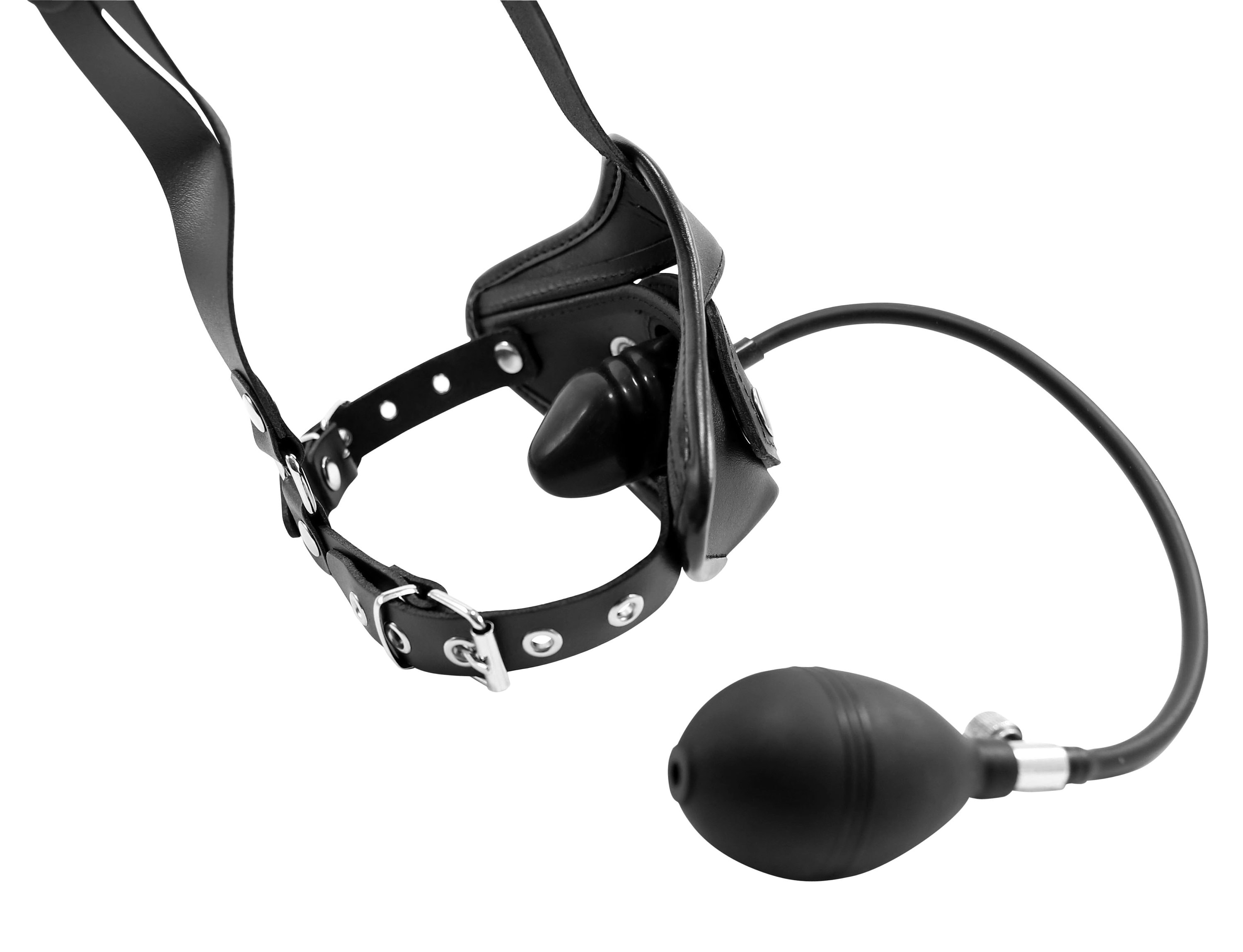 Inflatable BDSM Mouth Gag With Pump.