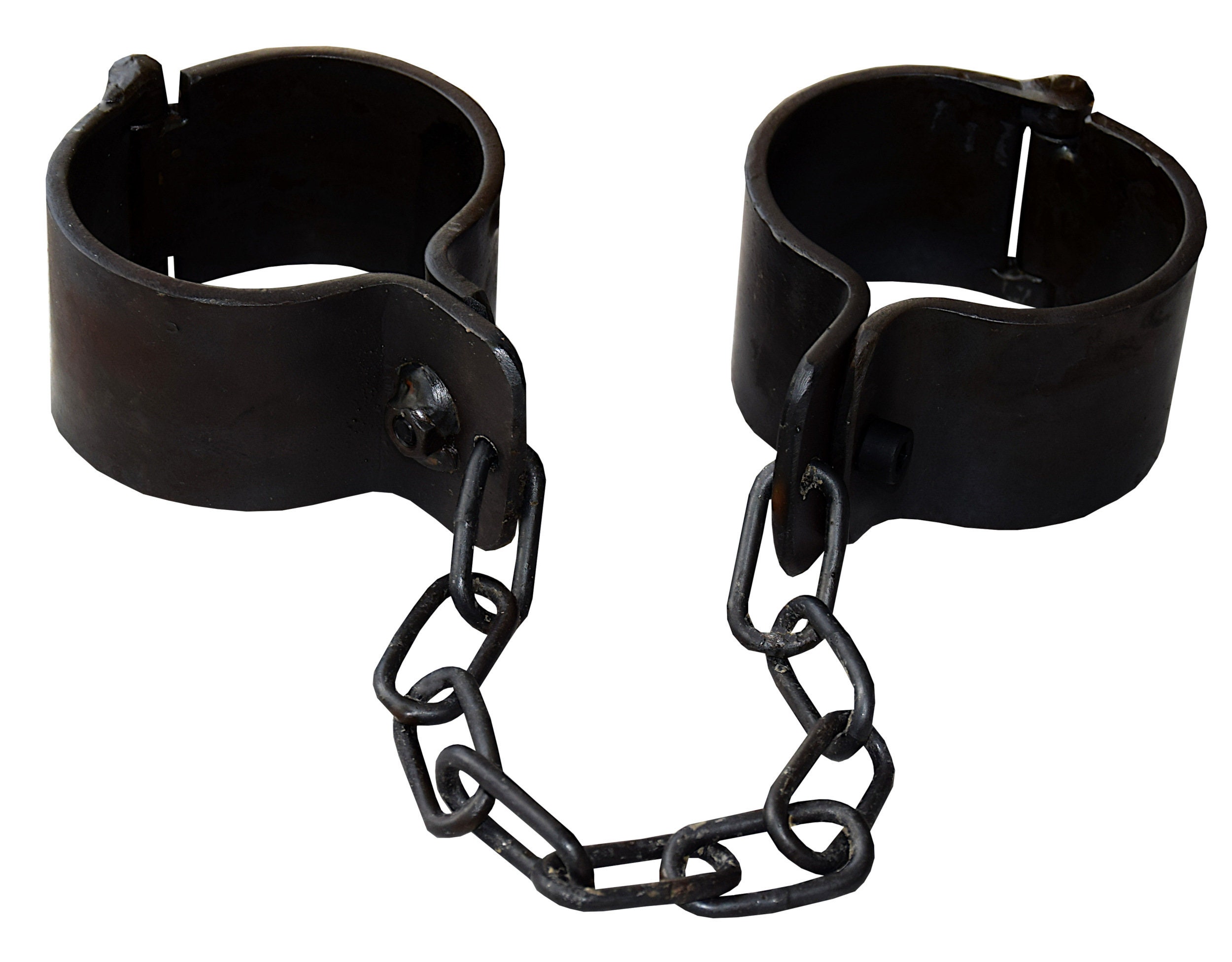 Wide Terginum Bdsm Dungeon Steel Cuffs Shackles With Chain Etsy Uk