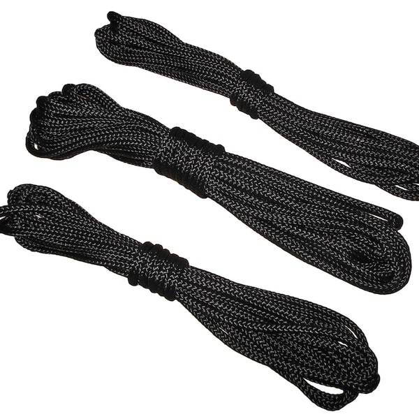 Soft Premium Bondage Rope Rope Cord Bondage Rope Rope Bondage Set BASIC SET 2x3 + 1 x 6 m PP Ø 8 mm