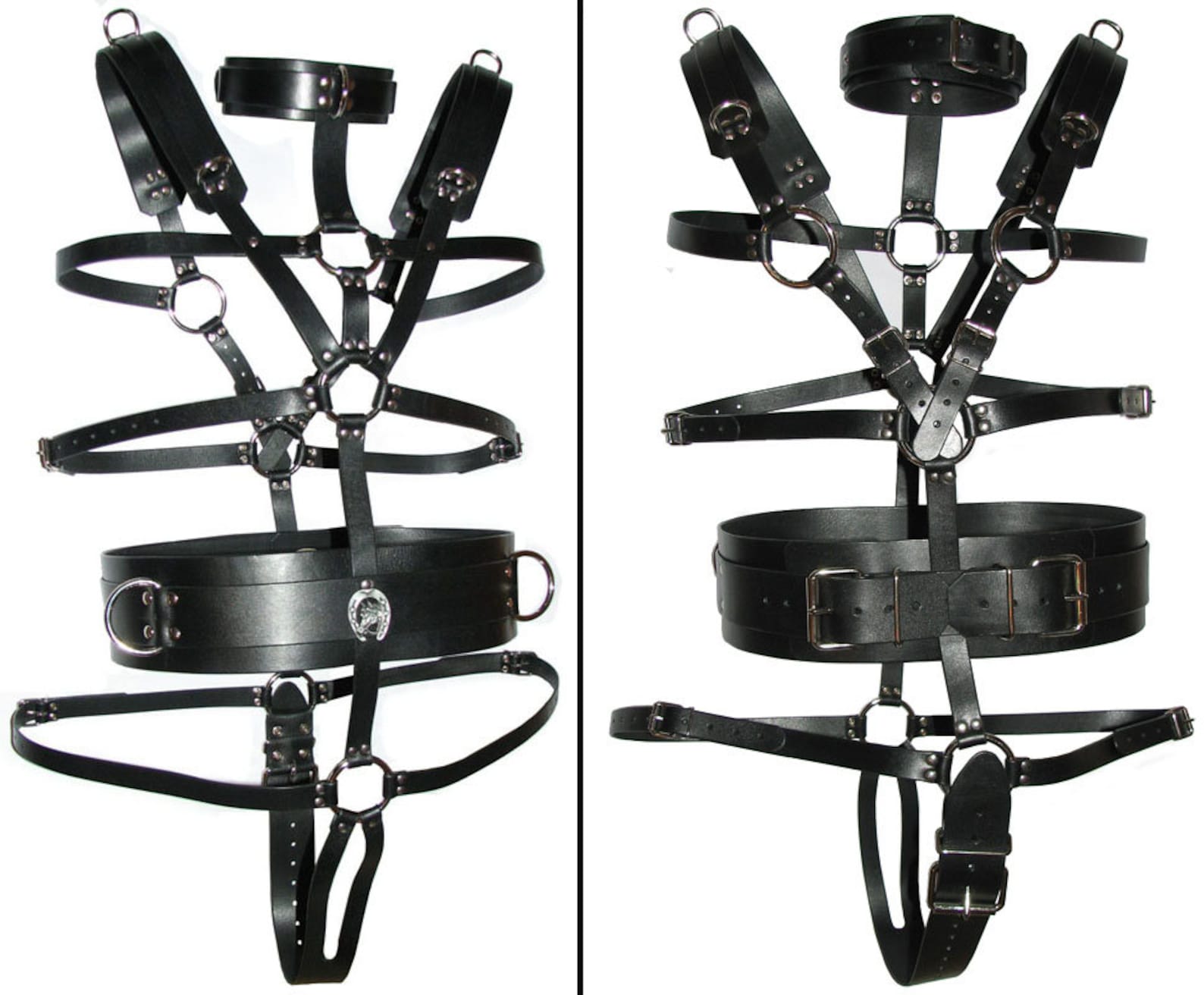 Training Leather Training Harness PONY for men BDSM Fetish Etsy