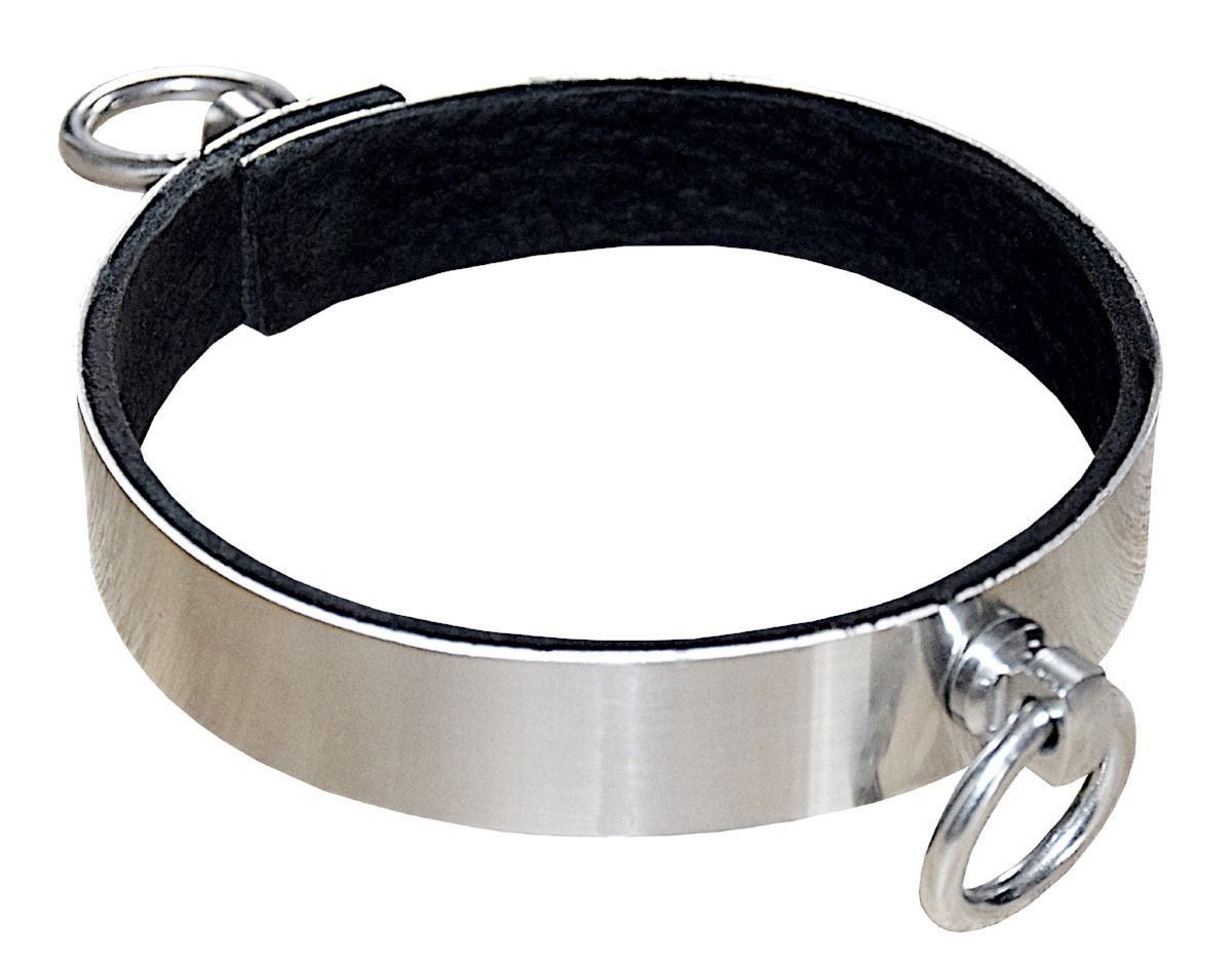 Noble BDSM steel collar metal collar stainless steel collar of Etsy