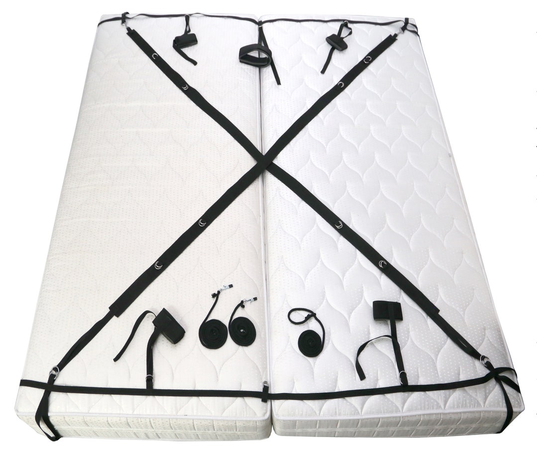 Bondage Bed Bondage System Bed Bondage Set Bondage Set Black / BDSM