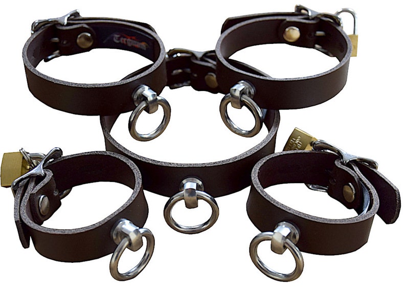 Bondage collar slave collar restraints Personalised collar BDSM role play k...