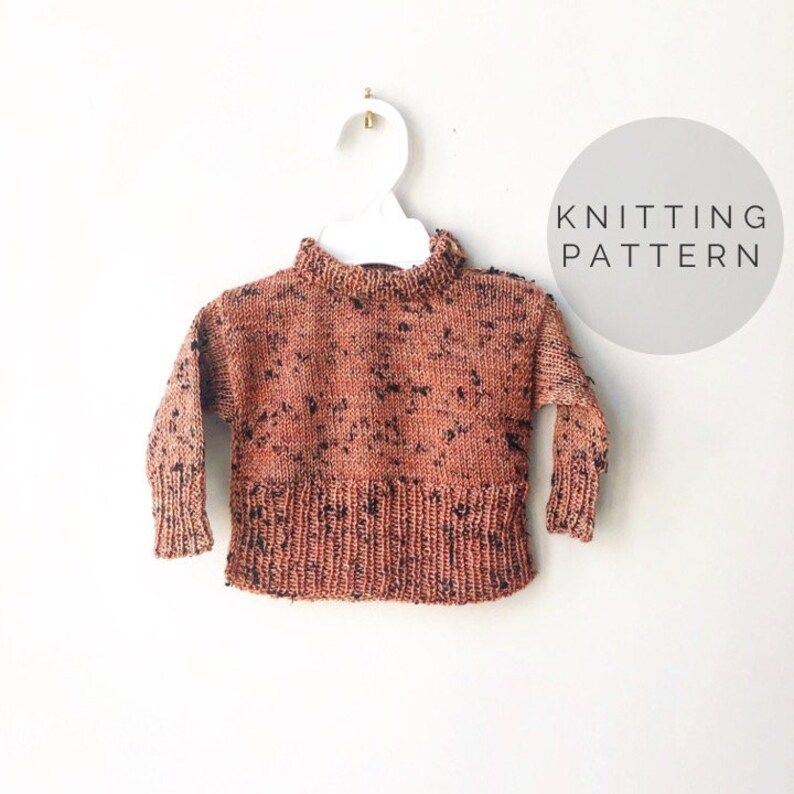 KNITTING PATTERN // Van Mini Sweater // Knit Sweater Pattern Etsy