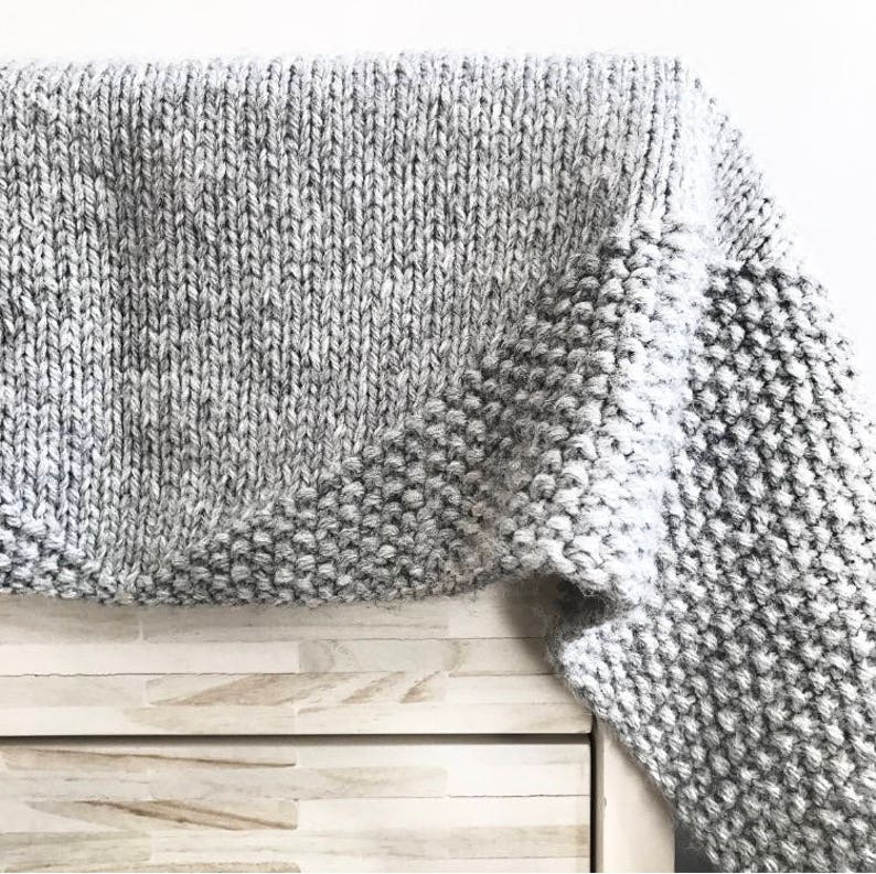 KNITTING PATTERN // Baby Blanket Pattern // Baby Swaddle Etsy Canada